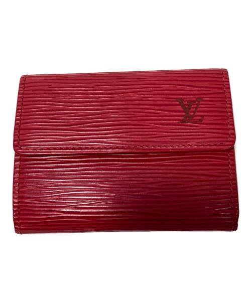 LOUIS VUITTON（ルイ ヴィトン）LOUIS VUITTON (ルイ ヴィトン) コインケース レッドの古着・服飾アイテム