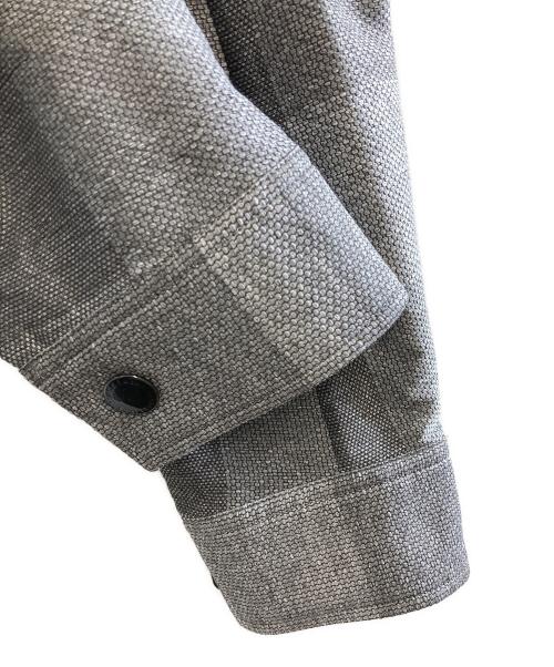 BLACK LABEL CRESTBRIDGE（ブラックレーベル クレストブリッジ）BLACK LABEL CRESTBRIDGE (ブラックレーベル クレストブリッジ) シャドークレストブリッジチェックカラミライダースブルゾン　51F08518 グレー サイズ:Mの古着・服飾アイテム