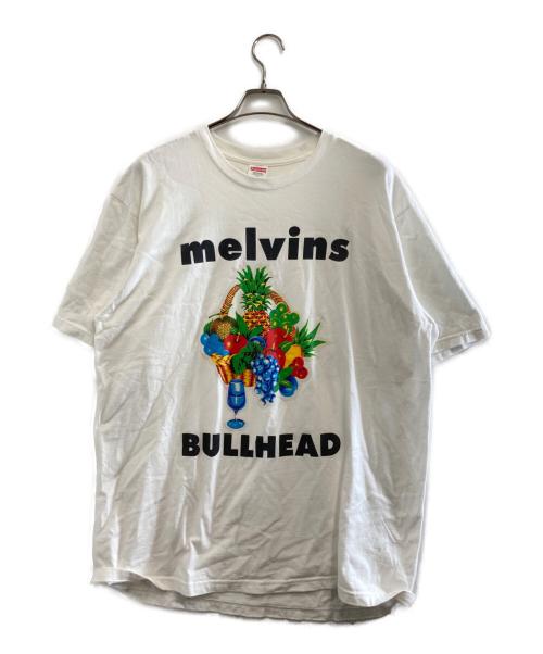 SUPREME（シュプリーム）Supreme (シュプリーム) Melvins Bullhead Tee ホワイト サイズ:XLの古着・服飾アイテム