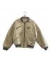 AVIREX（アヴィレックス）の古着「VARSITY JACKET」｜ベージュ