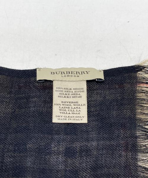 BURBERRY LONDON（バーバリーロンドン）BURBERRY LONDON (バーバリーロンドン) シルクストール ベージュの古着・服飾アイテム