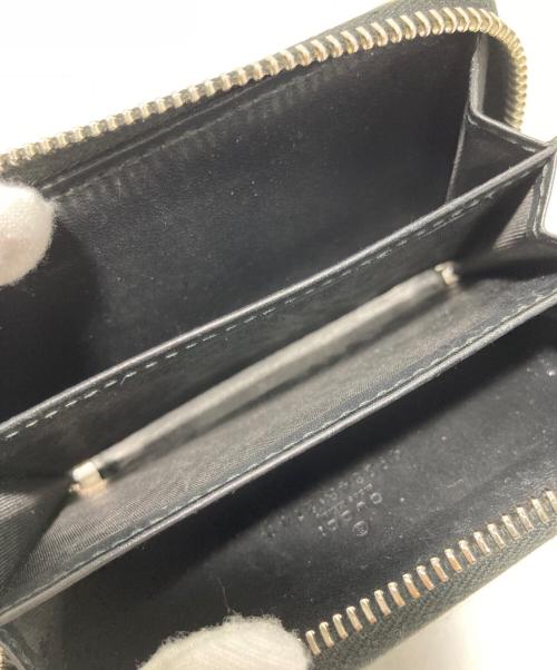 GUCCI（グッチ）GUCCI (グッチ) ナイトクーリエ ラウンドファスナー コインケース ブラックの古着・服飾アイテム