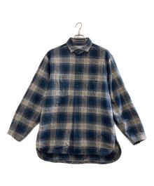 HOPPER'S BRUNCH（ホッパーズブランチ）の古着「Flannel Shirt Jacket」｜ネイビー
