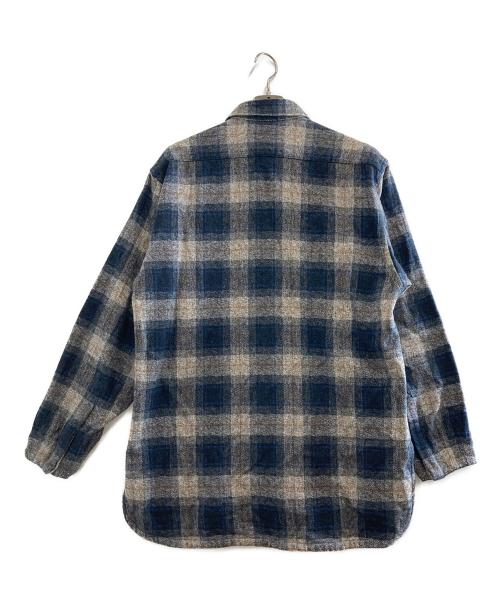 HOPPER'S BRUNCH（ホッパーズブランチ）HOPPER'S BRUNCH (ホッパーズブランチ) Flannel Shirt Jacket ネイビー サイズ:2の古着・服飾アイテム