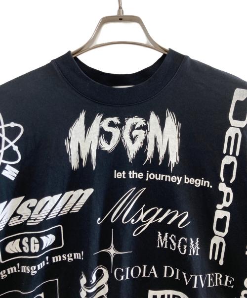 MSGM（エムエスジーエム）MSGM (エムエスジーエム) Tシャツ ブラック サイズ:記載なしの古着・服飾アイテム