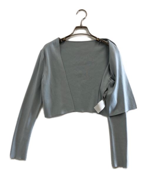FOXEY（フォクシー）FOXEY (フォクシー) Square Cardigan スカイブルー サイズ:Mの古着・服飾アイテム