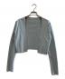 FOXEY（フォクシー）の古着「Square Cardigan」｜スカイブルー