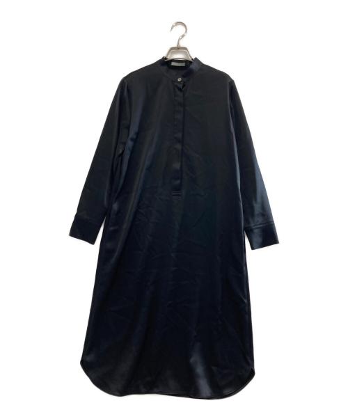 theory luxe（セオリーリュクス）theory luxe (セオリーリュクス) サテンワンピース ブラック サイズ:Mの古着・服飾アイテム