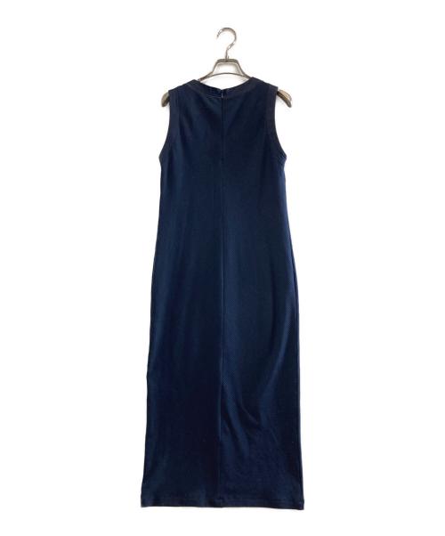 BRUNELLO CUCINELLI（ブルネロクチネリ）BRUNELLO CUCINELLI (ブルネロクチネリ) ノースリーブワンピース ネイビー サイズ:Mの古着・服飾アイテム
