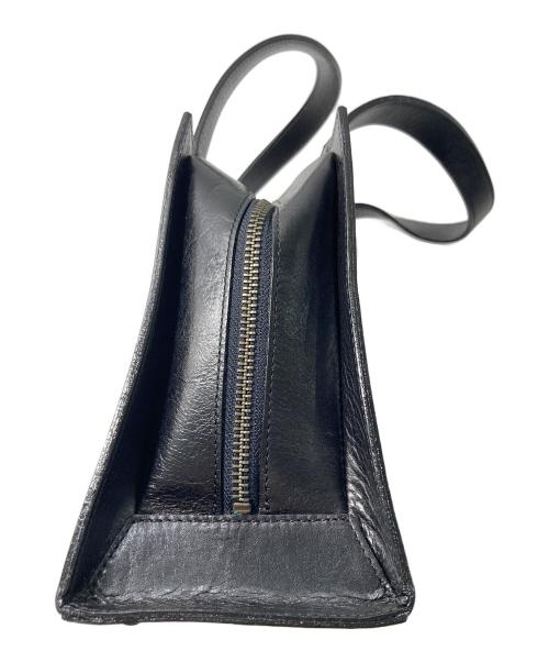 Jean Paul GAULTIER（ジャンポールゴルチェ）Jean Paul GAULTIER (ジャンポールゴルチェ) レザーハンドバッグ ブラックの古着・服飾アイテム