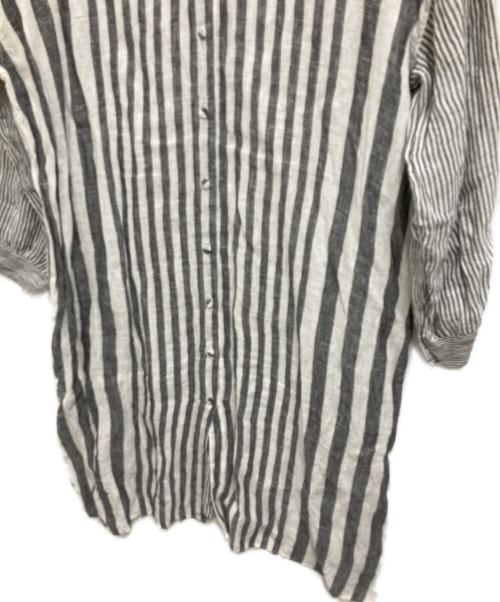 maison de soil（メゾンドソイル）maison de soil (メゾンドソイル) リネンワンピース グレー サイズ:1の古着・服飾アイテム