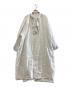 nest Robe（ネストローブ）の古着「天然染め ラッフルスモックドレス　01233-1045」｜ホワイト