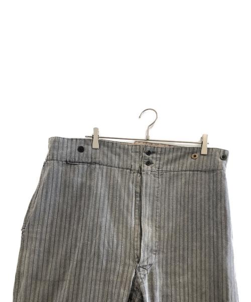 USED（ユーズド）USED (ユーズド) フレンチワークパンツ グレー サイズ:-の古着・服飾アイテム