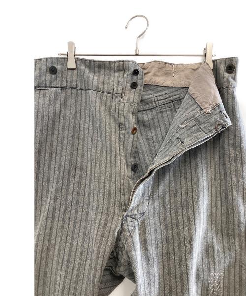 USED（ユーズド）USED (ユーズド) フレンチワークパンツ グレー サイズ:-の古着・服飾アイテム