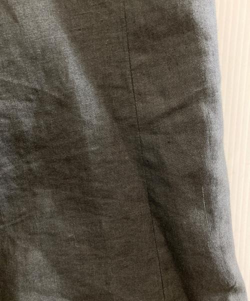 MaxMara（マックスマーラ）MaxMara (マックスマーラ) リネンノースリーブワンピース ブラック サイズ:40の古着・服飾アイテム