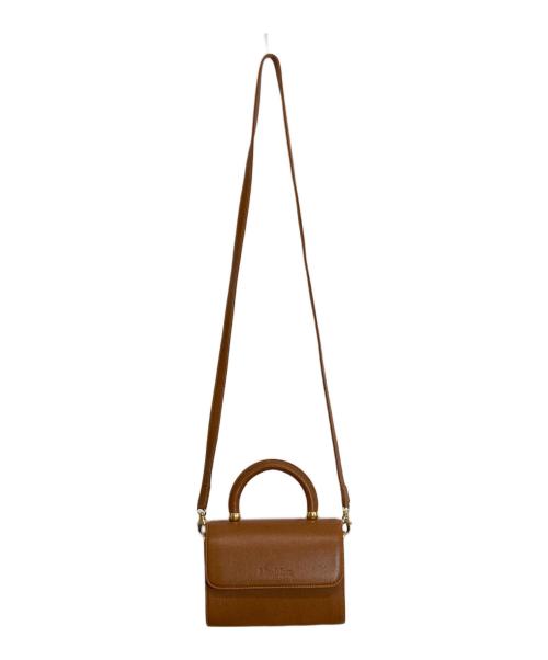 MaxMara（マックスマーラ）MaxMara (マックスマーラ) 2WAYショルダーバッグ ブラウンの古着・服飾アイテム