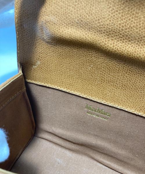 MaxMara（マックスマーラ）MaxMara (マックスマーラ) 2WAYショルダーバッグ ブラウンの古着・服飾アイテム