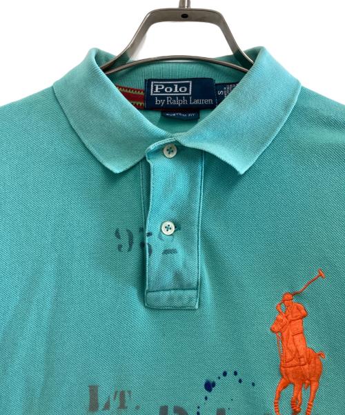 POLO RALPH LAUREN（ポロ・ラルフローレン）POLO RALPH LAUREN (ポロ・ラルフローレン) ポロシャツ スカイブルー サイズ:Sの古着・服飾アイテム