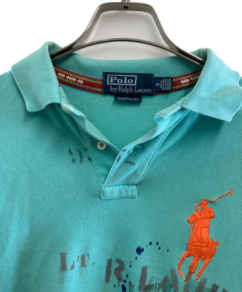 POLO RALPH LAUREN（ポロ・ラルフローレン）POLO RALPH LAUREN (ポロ・ラルフローレン) ポロシャツ スカイブルー サイズ:Sの古着・服飾アイテム