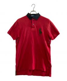 POLO RALPH LAUREN（ポロ・ラルフローレン）の古着「ポロシャツ」｜レッド