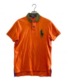 POLO RALPH LAUREN（ポロ・ラルフローレン）の古着「ポロシャツ」｜オレンジ