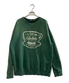 POLO RALPH LAUREN（ポロ・ラルフローレン）の古着「RALPH COFFEE プリントスウェット」｜グリーン