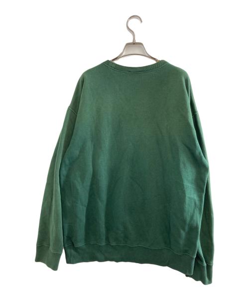 POLO RALPH LAUREN（ポロ・ラルフローレン）POLO RALPH LAUREN (ポロ・ラルフローレン) RALPH COFFEE プリントスウェット グリーン サイズ:Lの古着・服飾アイテム
