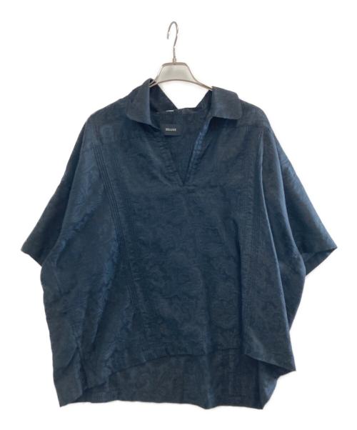 DELUXE（デラックス）Deluxe (デラックス) COHIBA ペイズリー柄キューバシャツ　23SD1324 ブラック サイズ:Lの古着・服飾アイテム
