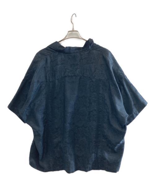 DELUXE（デラックス）Deluxe (デラックス) COHIBA ペイズリー柄キューバシャツ　23SD1324 ブラック サイズ:Lの古着・服飾アイテム