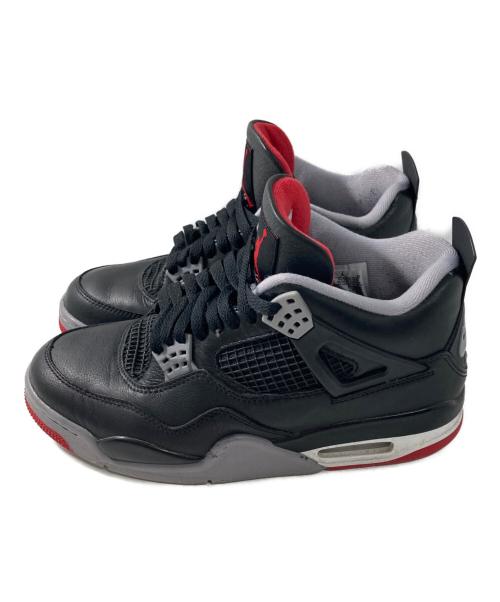 NIKE（ナイキ）NIKE (ナイキ) AIR JORDAN 4 RETRO ブラック サイズ:27の古着・服飾アイテム