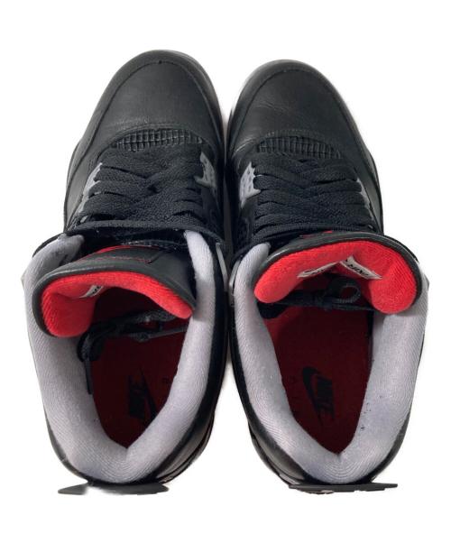 NIKE（ナイキ）NIKE (ナイキ) AIR JORDAN 4 RETRO ブラック サイズ:27の古着・服飾アイテム