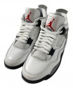 NIKEナイキ）の古着「AIR JORDAN 4 RETRO」｜ホワイト