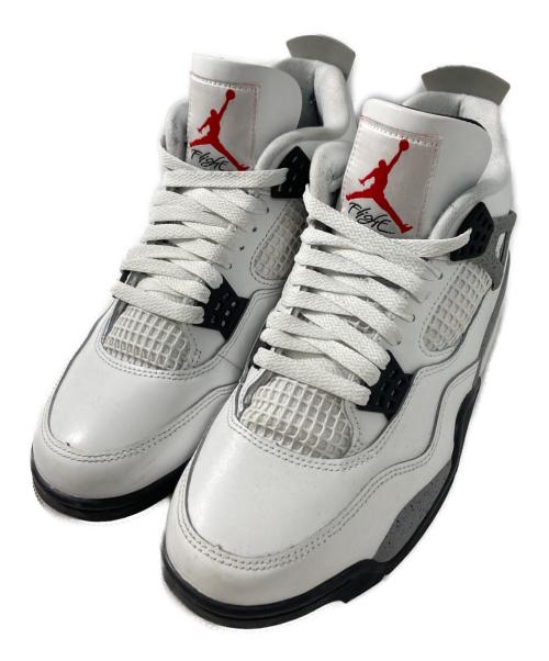 NIKE（ナイキ）NIKE (ナイキ) AIR JORDAN 4 RETRO ホワイト サイズ:27の古着・服飾アイテム