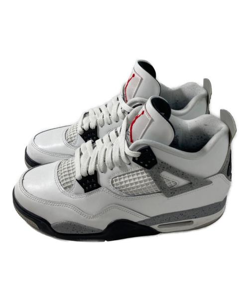 NIKE（ナイキ）NIKE (ナイキ) AIR JORDAN 4 RETRO ホワイト サイズ:27の古着・服飾アイテム