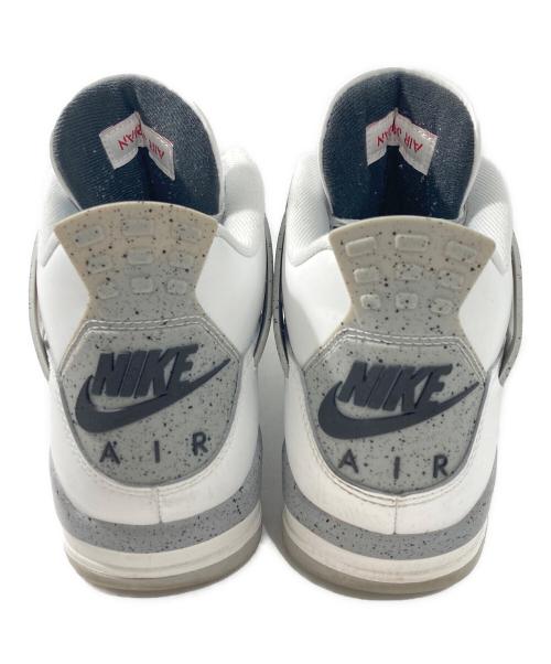 NIKE（ナイキ）NIKE (ナイキ) AIR JORDAN 4 RETRO ホワイト サイズ:27の古着・服飾アイテム