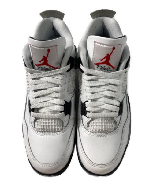 NIKE（ナイキ）NIKE (ナイキ) AIR JORDAN 4 RETRO ホワイト サイズ:27の古着・服飾アイテム