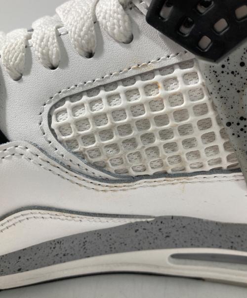 NIKE（ナイキ）NIKE (ナイキ) AIR JORDAN 4 RETRO ホワイト サイズ:27の古着・服飾アイテム