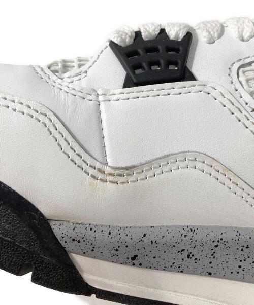 NIKE（ナイキ）NIKE (ナイキ) AIR JORDAN 4 RETRO ホワイト サイズ:27の古着・服飾アイテム