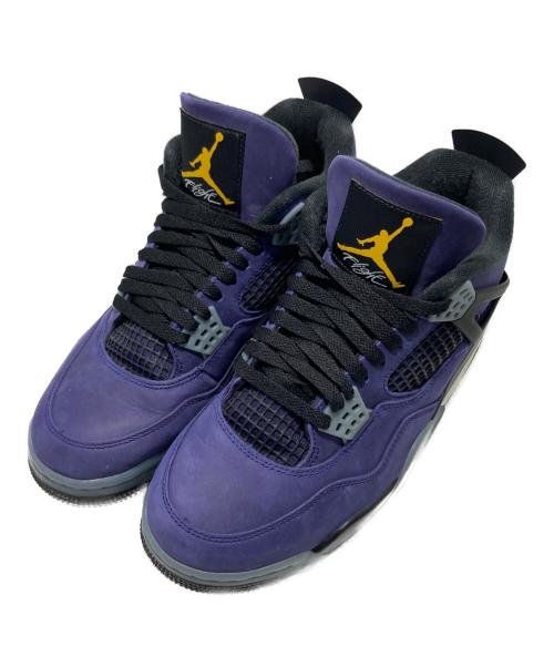 NIKE（ナイキ）NIKE (ナイキ) AIR JORDAN 4 RETRO Imperial Purple ネイビー サイズ:27の古着・服飾アイテム