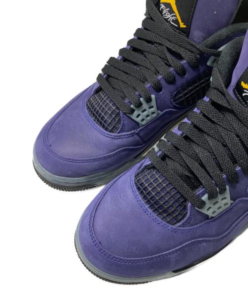 NIKE（ナイキ）NIKE (ナイキ) AIR JORDAN 4 RETRO Imperial Purple ネイビー サイズ:27の古着・服飾アイテム