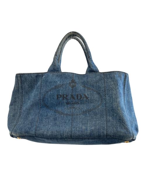 PRADA（プラダ）PRADA (プラダ) カナパデニムトートバッグ インディゴの古着・服飾アイテム