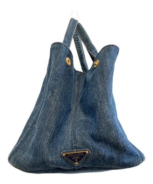 PRADA（プラダ）PRADA (プラダ) カナパデニムトートバッグ インディゴの古着・服飾アイテム