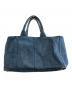 PRADA (プラダ) カナパデニムトートバッグ インディゴ：25000円