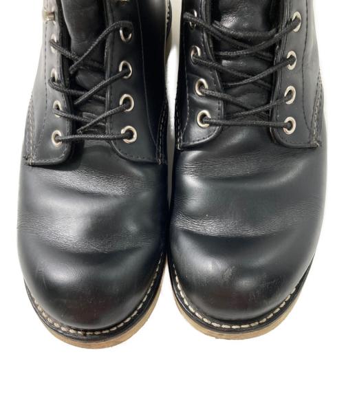 RED WING（レッドウィング）RED WING (レッドウィング) 6-INCH CLASSIC ROUND ブラック サイズ:26.5の古着・服飾アイテム
