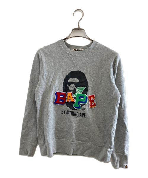 A BATHING APE（アベイシングエイプ）A BATHING APE (アベイシングエイプ) スウェット グレー サイズ:Sの古着・服飾アイテム