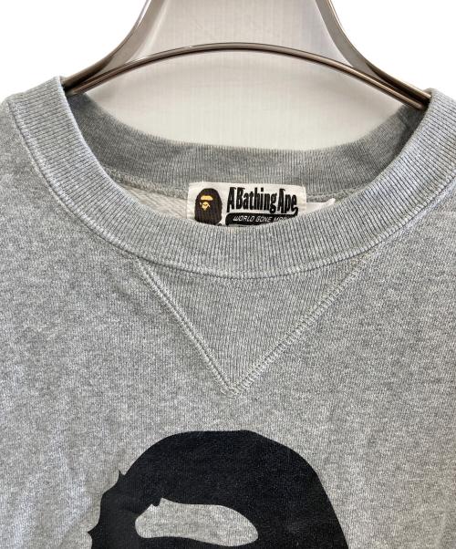 A BATHING APE（アベイシングエイプ）A BATHING APE (アベイシングエイプ) スウェット グレー サイズ:Sの古着・服飾アイテム