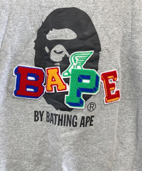 A BATHING APE（アベイシングエイプ）A BATHING APE (アベイシングエイプ) スウェット グレー サイズ:Sの古着・服飾アイテム