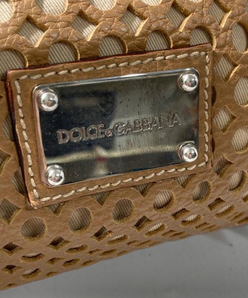 DOLCE & GABBANA（ドルチェ＆ガッバーナ）DOLCE & GABBANA (ドルチェ＆ガッバーナ) ハンドバッグ ブラウンの古着・服飾アイテム
