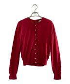 DOLCE & GABBANAドルチェ＆ガッバーナ）の古着「カシミヤアンサンブルカーディガン」｜レッド