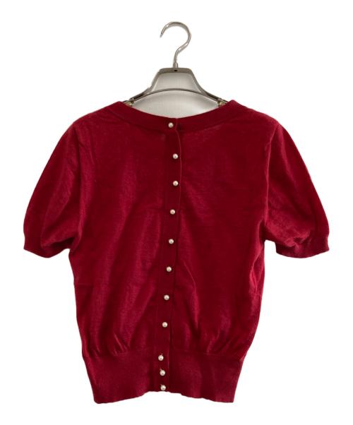 DOLCE & GABBANA（ドルチェ＆ガッバーナ）DOLCE & GABBANA (ドルチェ＆ガッバーナ) カシミヤアンサンブルカーディガン レッド サイズ:40の古着・服飾アイテム